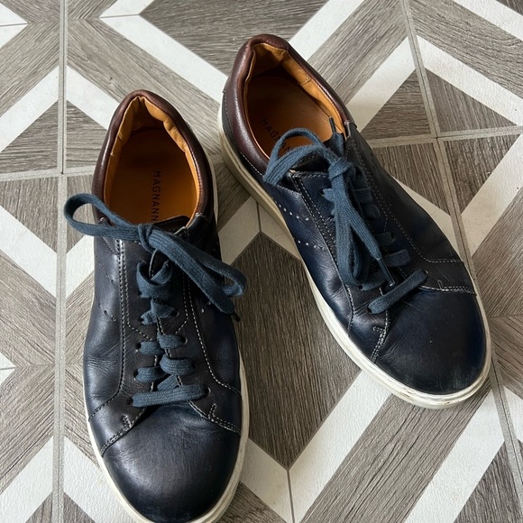 Magnanni Blue Fashion Sneakers size 7.5 US - Picture 2 of 8